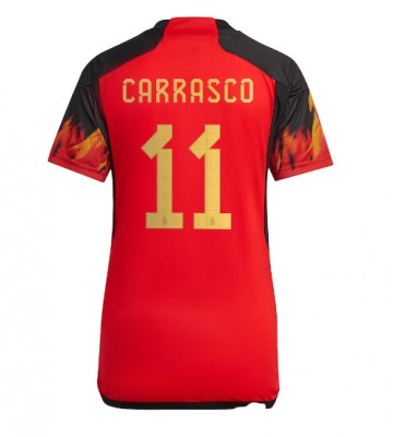 Belgia Yannick Carrasco #11 Hjemmedrakt Kvinner VM 2022 Kortermet